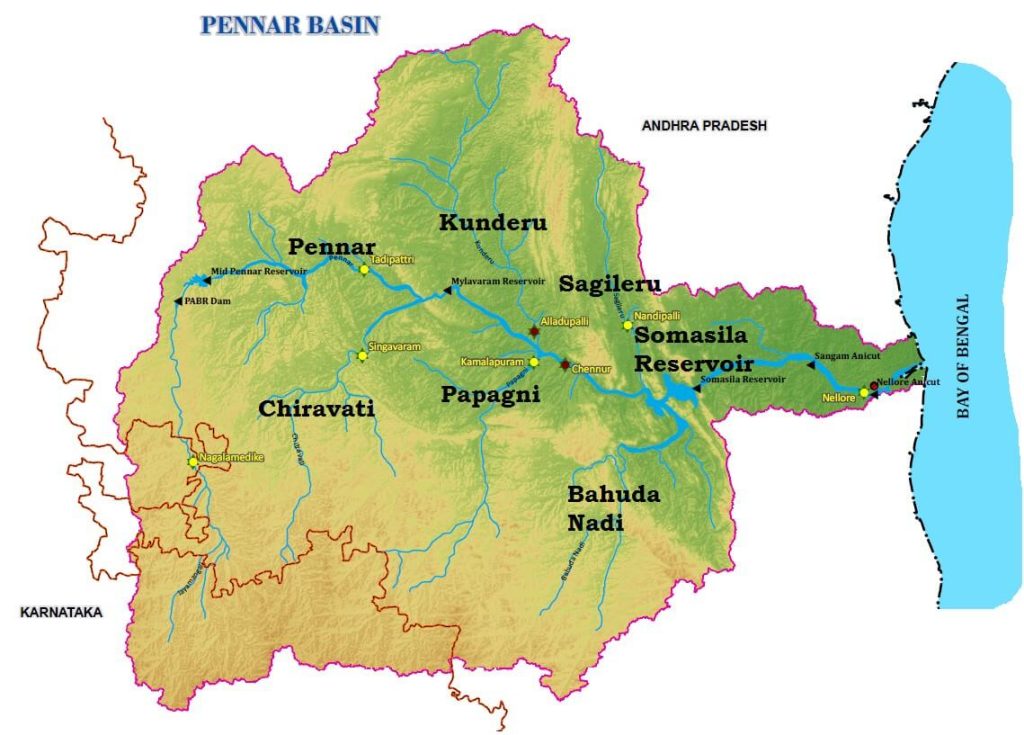 Pennar River tributaries 