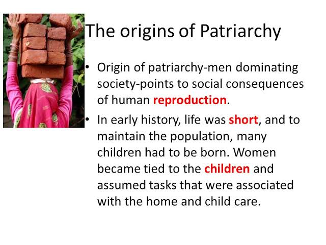 Patriarchy upsc 