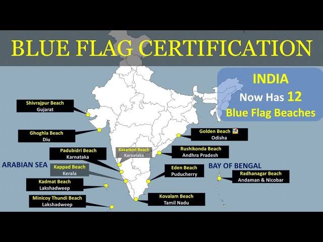 List of 12 Blue Flag Beaches in India